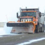 Weather conditions in North Dakota causing travel disruptions.