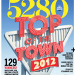 5280 July 2012 Magazine Cover Featuring Vesta Dipping Grill, a Pioneer Restaurant in Denver