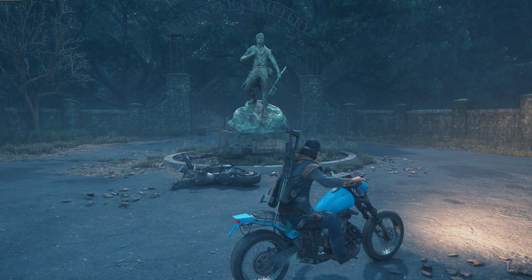 Pioneer Cemetery Entrance Days Gone Cascade