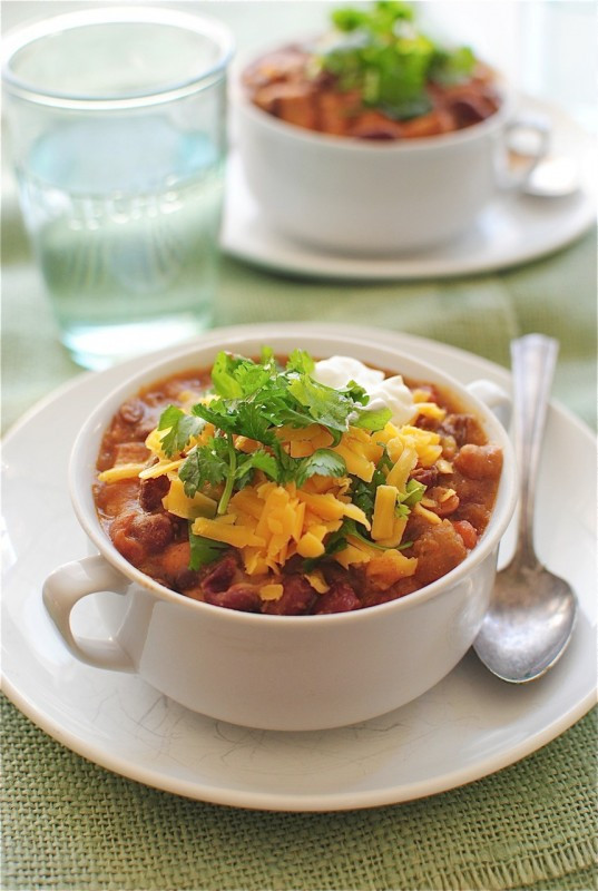 Bowl of Chipotle Chicken Chili