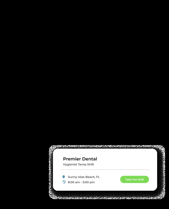 Dental professionals celebrating successful shift coverage through Gotu technology